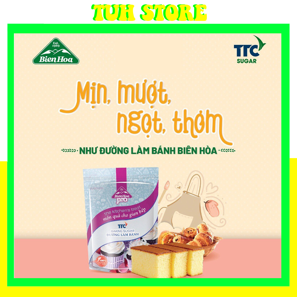Đường biên hòa pro baking 1kg-tuh