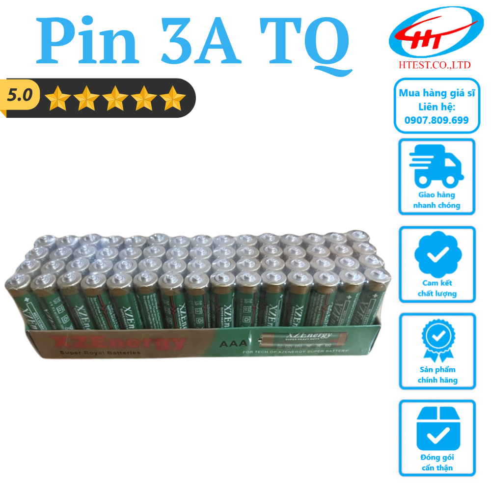 Pin AAA | 3A -2A  TQ (1 lốc 60 viên)- CHÍNH HÃNG