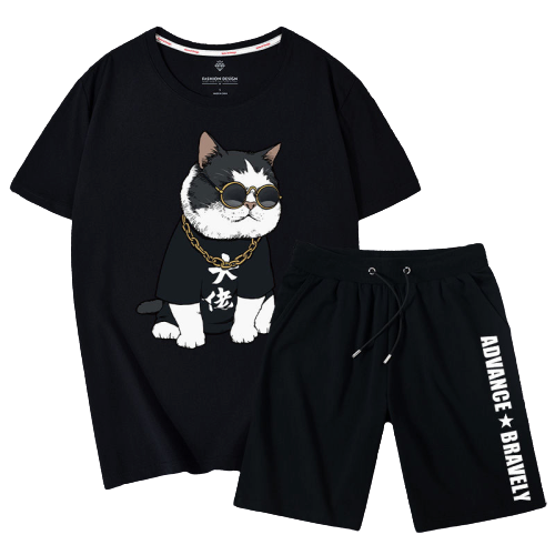 [HCM]BỘ THỂ THAO ĐANG HOOT MẪU MÈO ĐEO MẮT KÍNH CỰC NGẦU