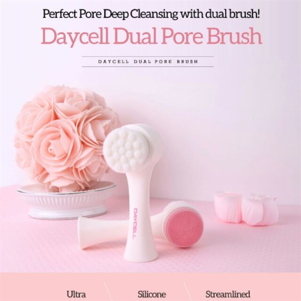 Cây rửa mặt 2 đầu cleasing brush