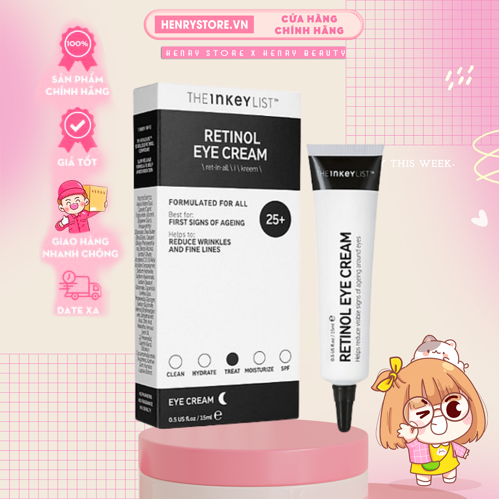 Kem mắt Retinol Eye Cream The Inkey List