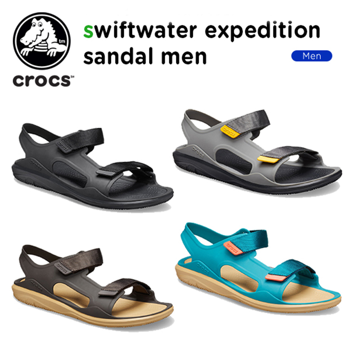DÉP SANDAL CHỐNG HÔI CHÂN -CROCS-SWIFTWATER EXPEDITION CHO NAM