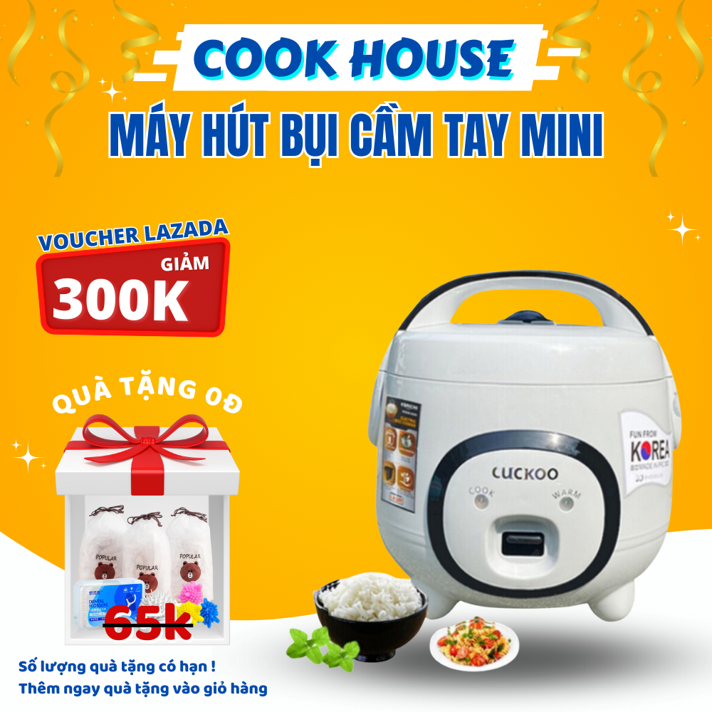 Nồi cơm điện cuckoo, nồi cơm điện mini 1,2l; 1,8l dành cho 1 đến 5 người ăn, nồi cơm điện chống dính công nghệ hàn quốc