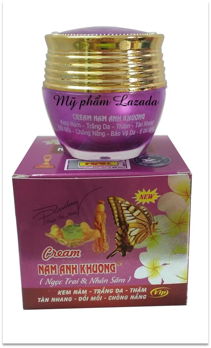 [HCM]Kem Nám - Trắng da - Thâm - Tàn nhang - Đồi mồi - Chống nắng (NAM AN KHƯƠNG - VIP 25g)