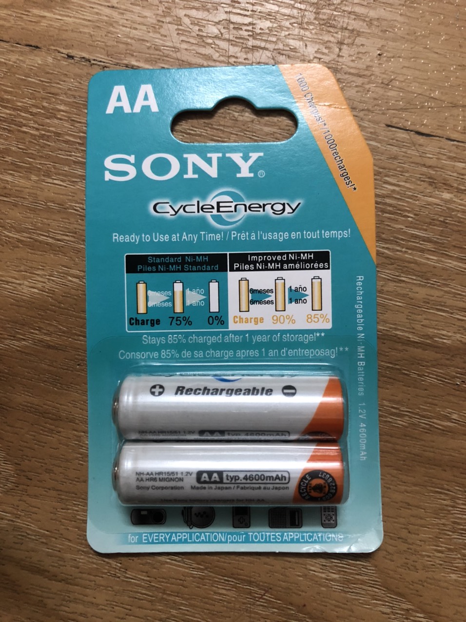 Pin sony 2a 3a sạc được dung lượng 4300-4600