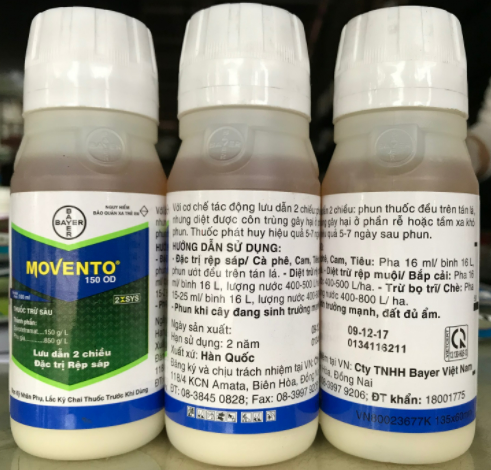 Movento chuyên diệt rệp sáp, bọ trĩ - lọ 100 ml