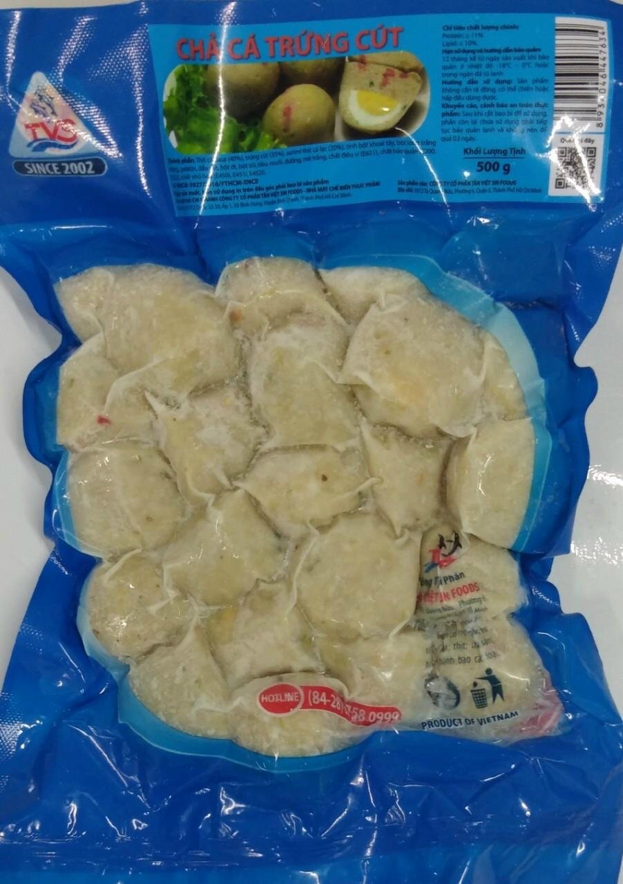 Chả cá trứng cút 500gr