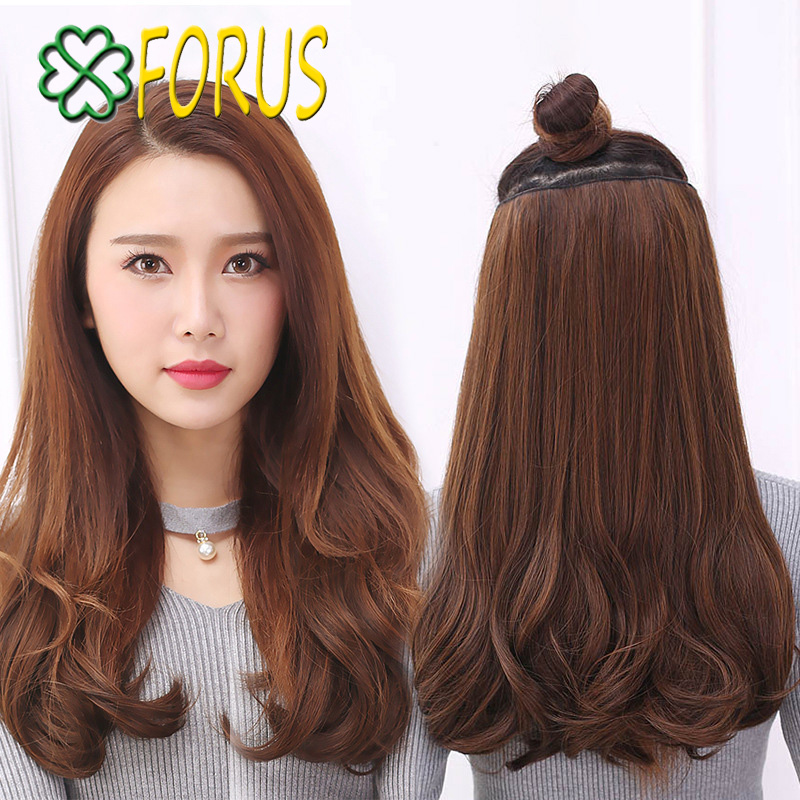 Tóc giả kẹp 5 phím cụp HT150, tóc giả nữ Sỉ 60k