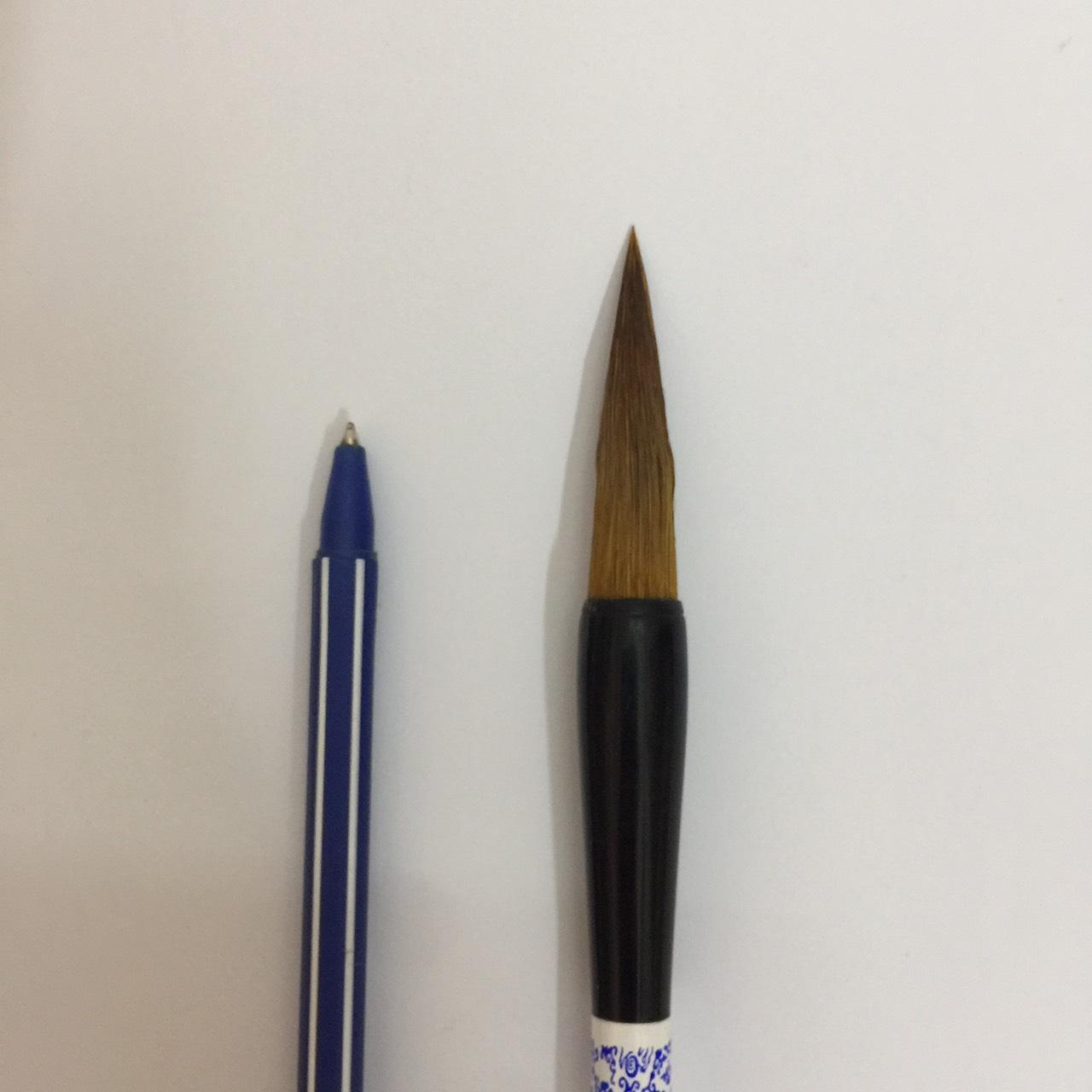 Cọ vẽ thư pháp cỡ trung 1 chiếc