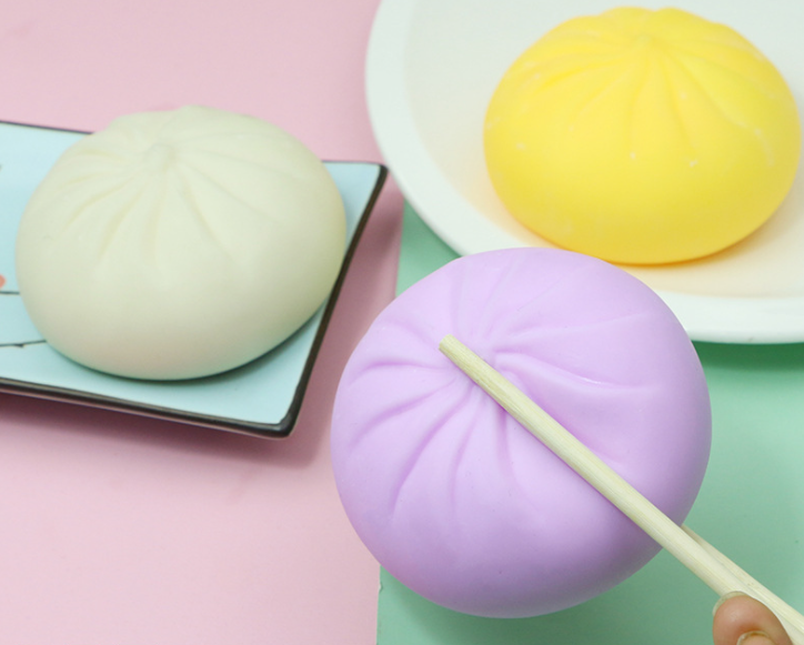 Bánh bao mochi squishy đồ chơi giảm stress an toàn, giải tỏa căng thẳng