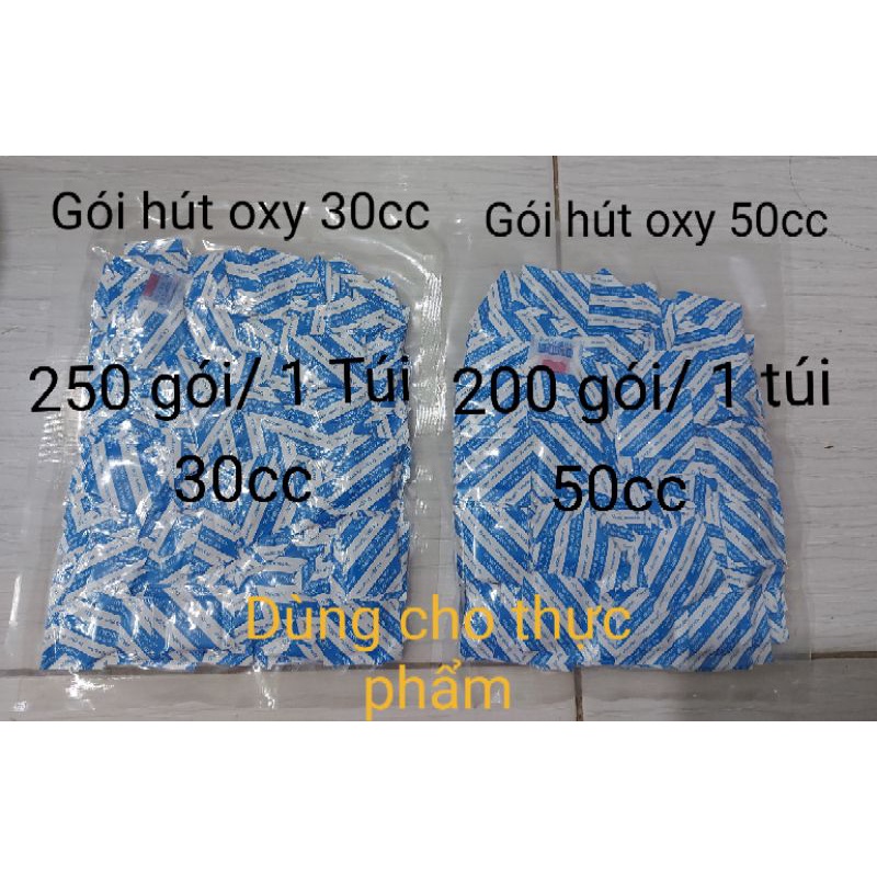 Hút ẩm oxygen loại 30cc /50cc , Dùng cho Thực phẩm