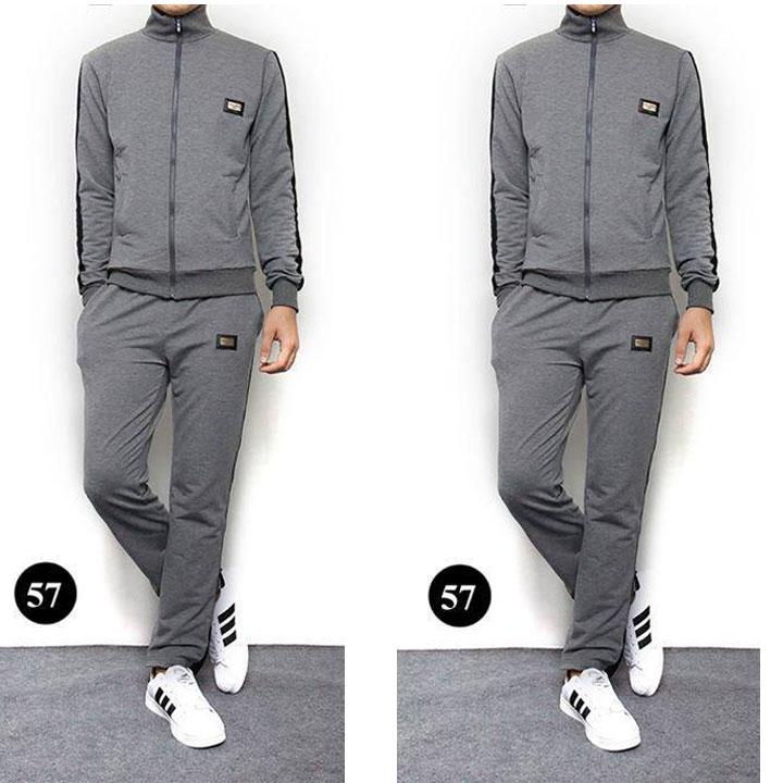 [HCM]Bộ đồ thể thao nam thu đông TDN2 áo khoác cổ cao quần dài chất liệu nỉ da cá dày đẹp kiểu dáng đơn giản phù hợp nhiều lứa tuổi thích hợp mặc lạnh