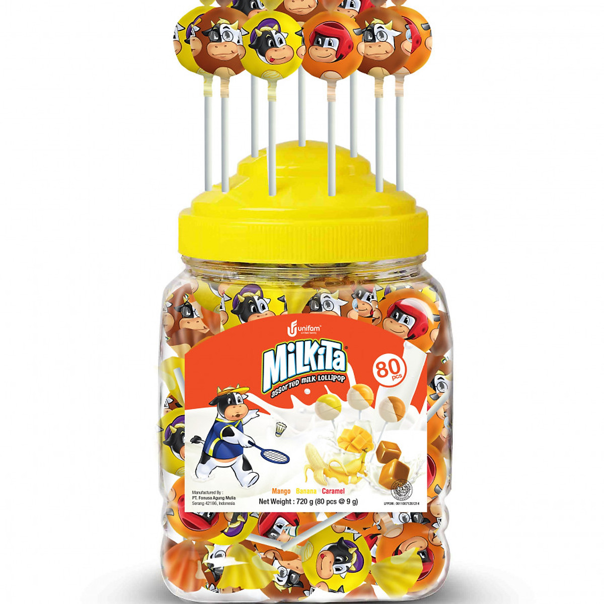 Kẹo Sữa MIKITA Hũ 80 Que Vị Hỗn Hợp