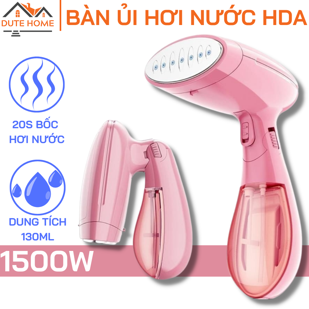 [BẢO HÀNH 12 THÁNG] Bàn ủi hơi nước cầm tay cao cấp 1500W - Bàn là hơi nước cầm tay cao cấp nhỏ gọn, tiện dụng, bảo hành 12 tháng