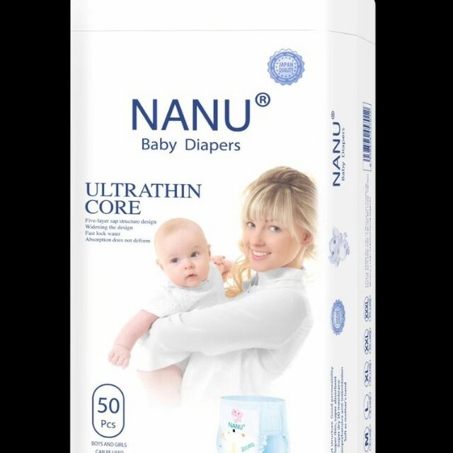 Bỉm quần nanu mẫu bao bì mới m100 l100 xl100 xxl100 xxxl 100