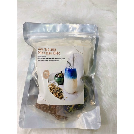Sét Trà Sữa Hoa Đậu Biếc 450g