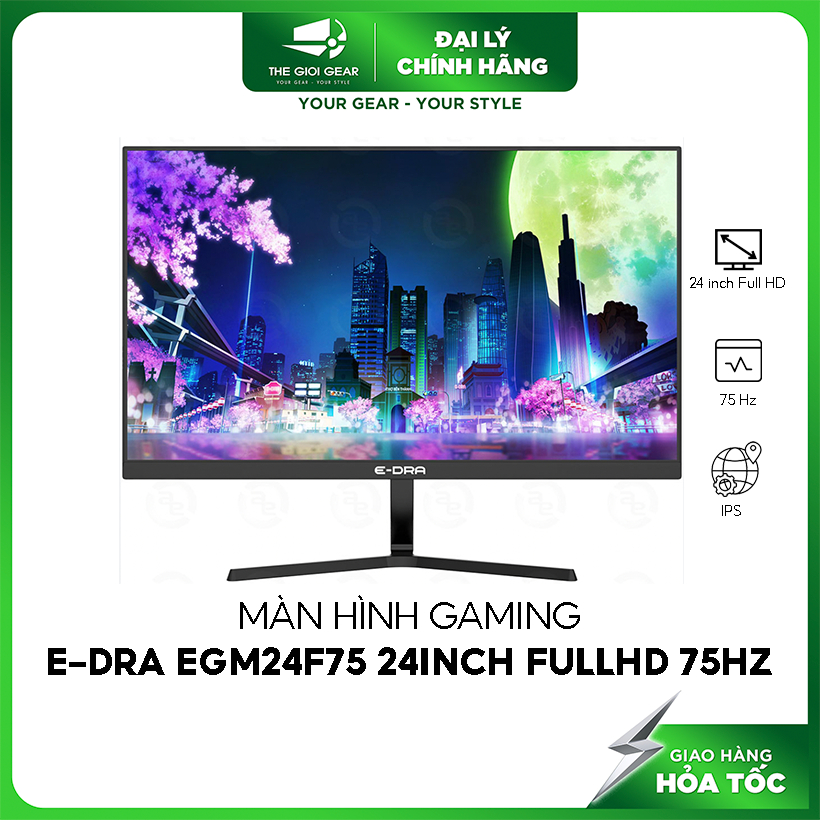 Màn hình Gaming EDRA EGM24F75 24 inch FullHD 75hz