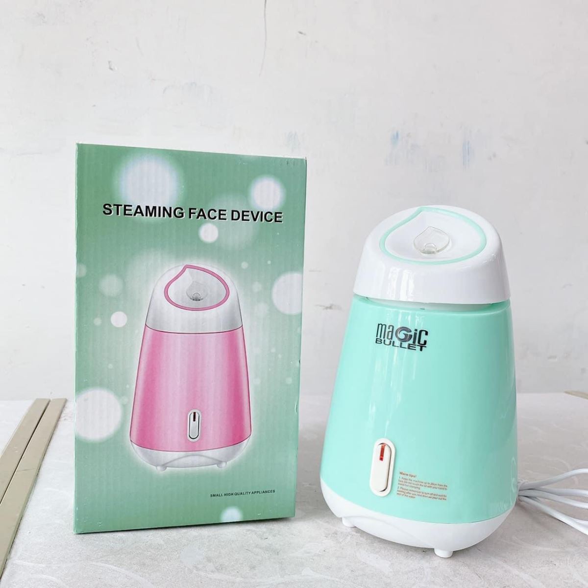 Máy xông hơi mặt mini hiệu Magic, làm sạch da, mềm da, trắng da, bù nước cho da, xông đẩy lùi covid 2 trong 1 -Máy Xông Mặt - Máy Xông Da Mặt Magic