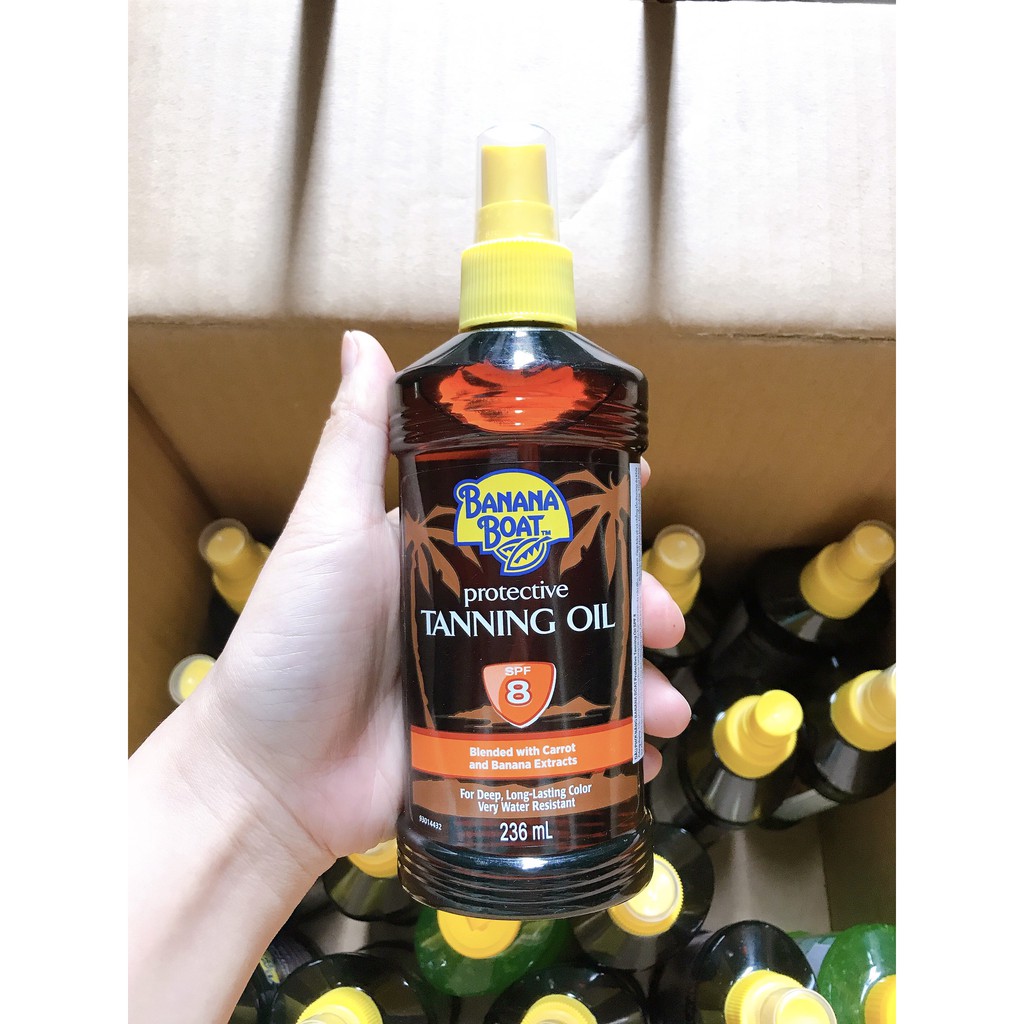 Dầu tắm nắng Banana Boat Deep Tanning Oil SPF8 (236ml)