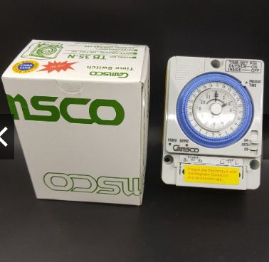 Đồng hồ hẹn giờ cơ camsco 24h 15a/220v, hẹn bật tắt thiết bị điện camsco tb35
