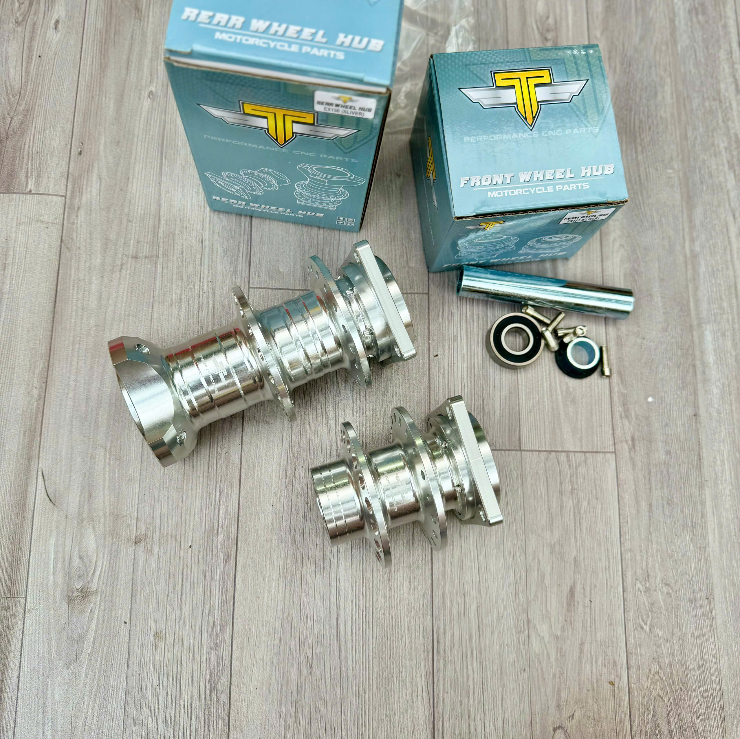  Cặp đùm Drag Exciter 150 - trọn bộ Full ống chỉ bạc đạn - Tep Racing V2 