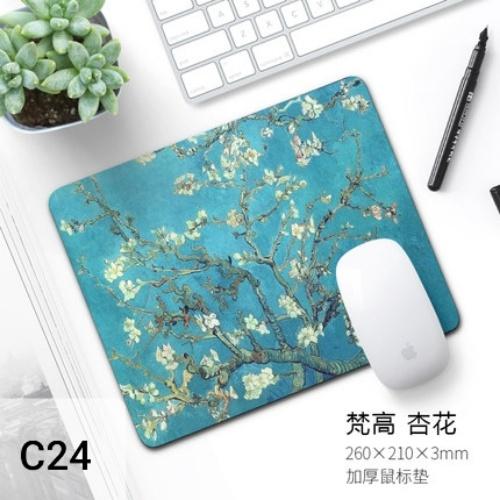 Miếng lót chuột bàn di chuột hình chữ nhật ngộ nghĩnh mã C