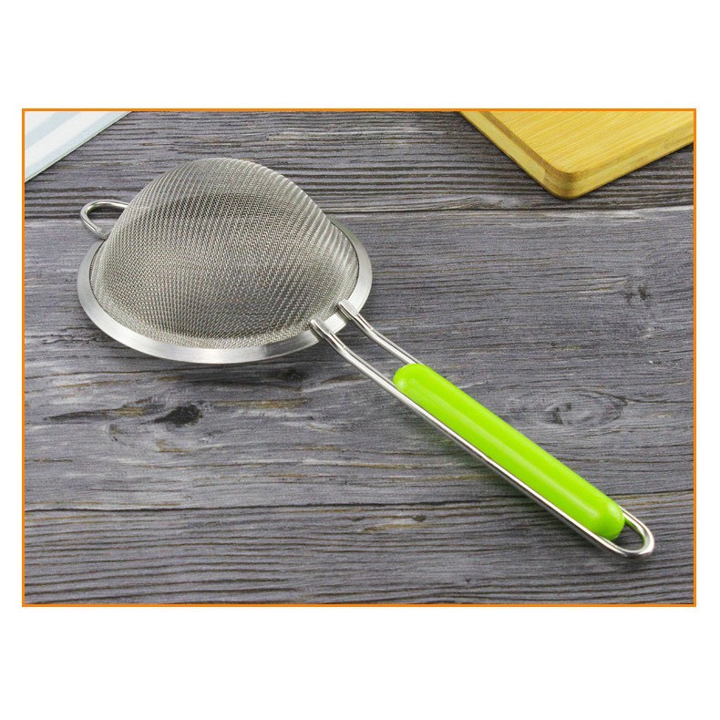 Rây inox cán xanh lọc cháo và đồ ăn dặm siêu mịn cho bé