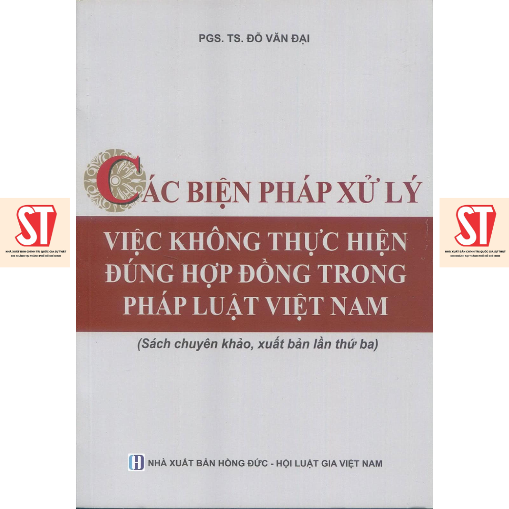 [Sách] Các biện pháp xử lý việc không thực hiện đúng hợp đồng trong pháp luật Việt Nam