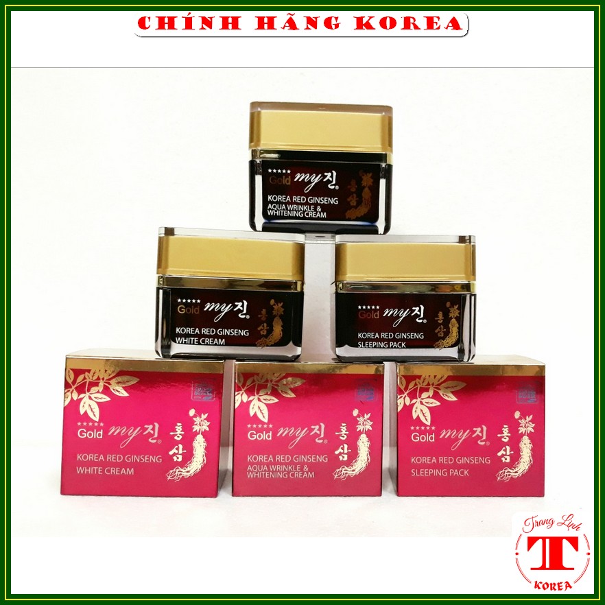 Kem dưỡng da hồng sâm My Gold hàn quốc, hộp 50gr - Dưỡng da mịn màng, căng bóng, xóa mờ tàn nhang, tranglinhkorea