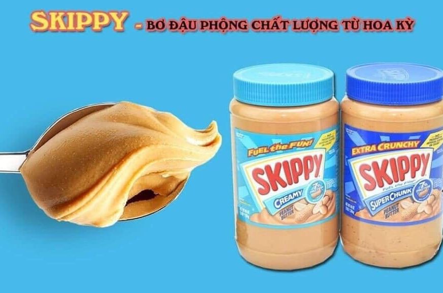 Bơ Đậu Phộng Skippy Peanut Butter hộp 1.36kg của Mỹ