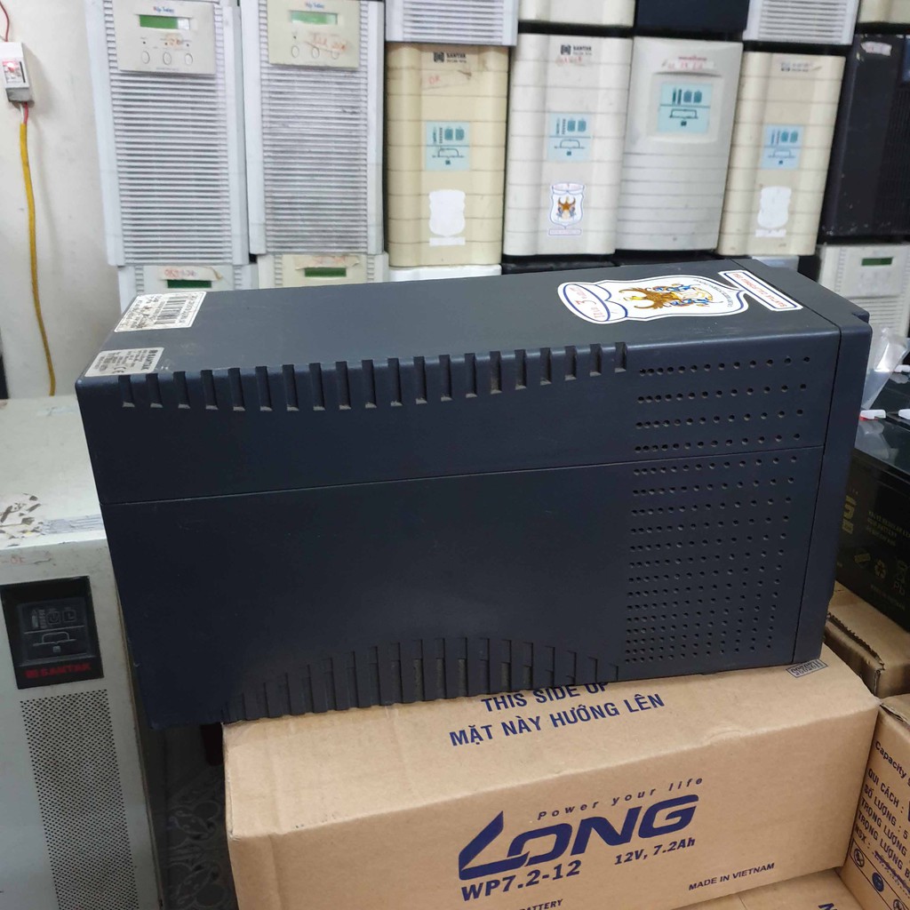 UPS santak Blazer 1000E; Lưu điện santak Blazer 1000E/600W máy cũ main mạch zin nguyên bản và đã được thay thế 02 ắc quy mới bảo hành trọn bộ 6 tháng