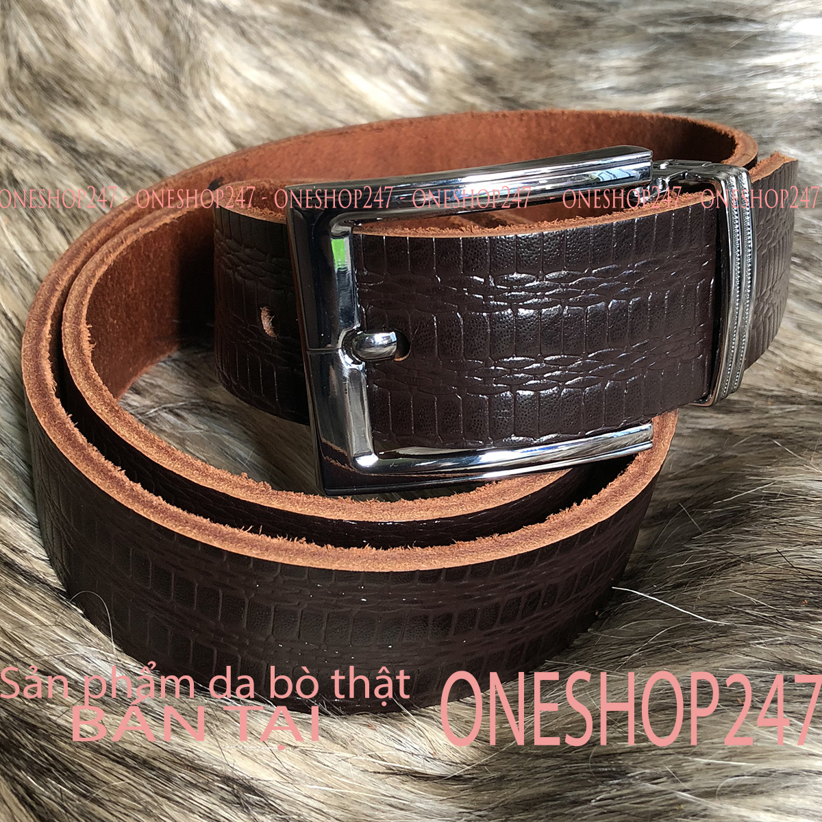 [HCM]Dây lưng 100% da bò thật nguyên sợi chắc chắn bền đẹp VIDA-A47TL VÍ DA BÒ