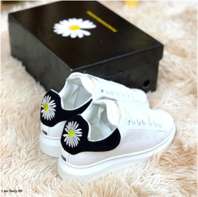 Giày thể thao McQueen hoa cúc cao cấp [ẢNH THẬT+FULL BOX]