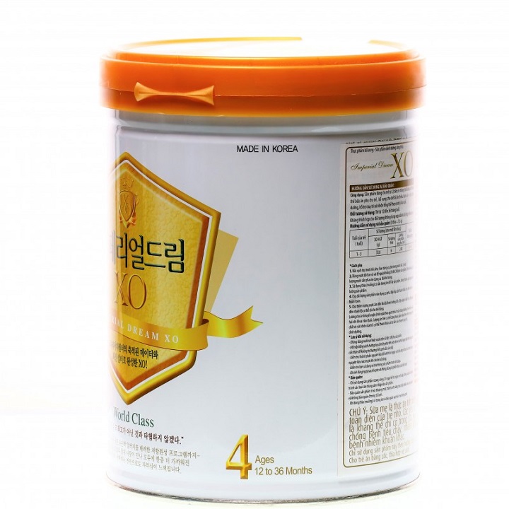 Sữa imperial dream xo số 4 800g