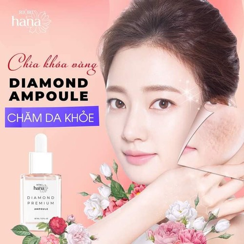 Tinh Chất DƯỠNG DA CHUYÊN SÂU Diamond Premium Ampoule RIORI 30ml