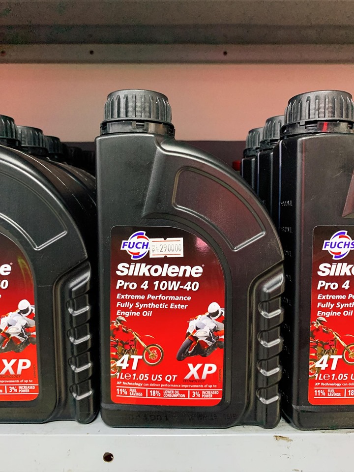 Nhớt Fuchs Silkolene Pro 4 10w40 100% tổng hợp. SX tại Anh. Chính hãng