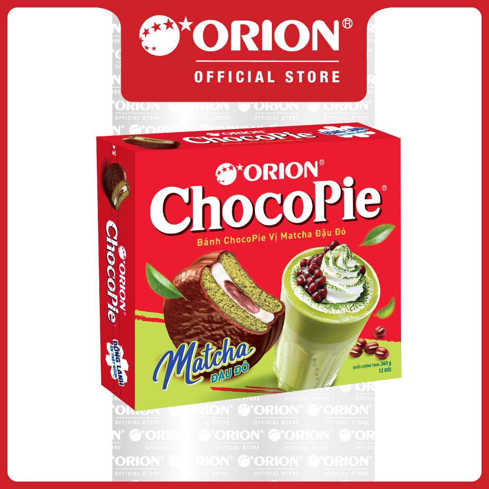 Bánh ChocoPie Vị Matcha Đậu Đỏ (360g)