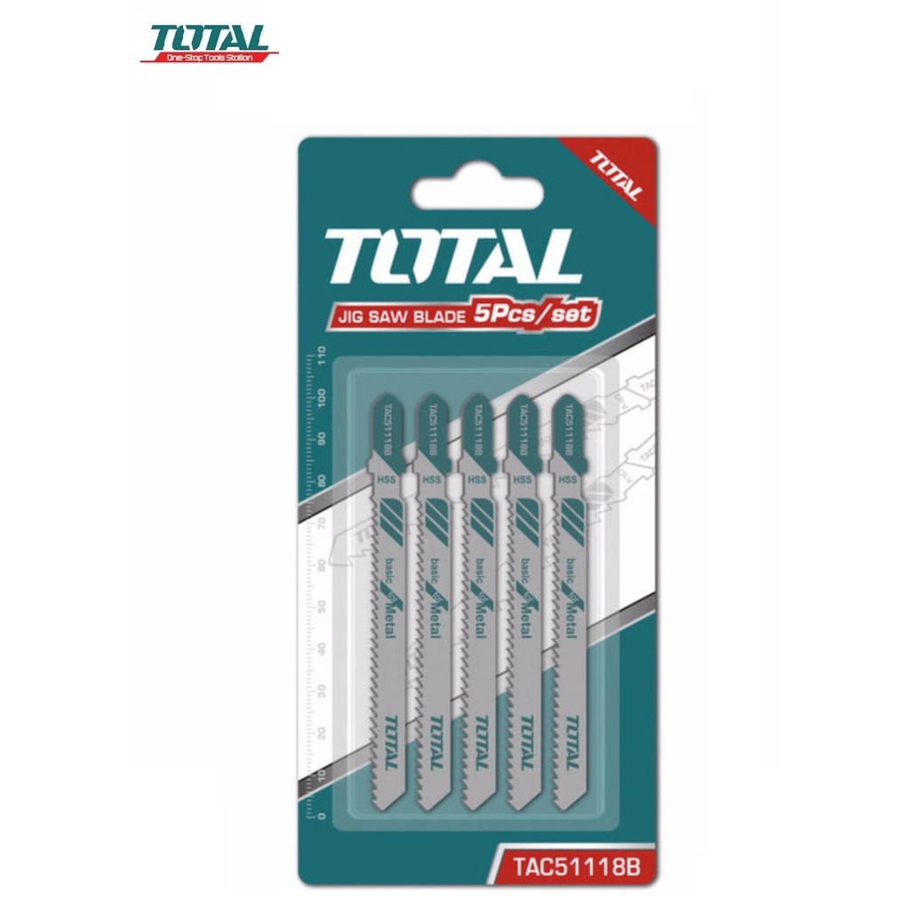 Total - tac51118b bộ lưỡi cưa sắt 5 chi tiết