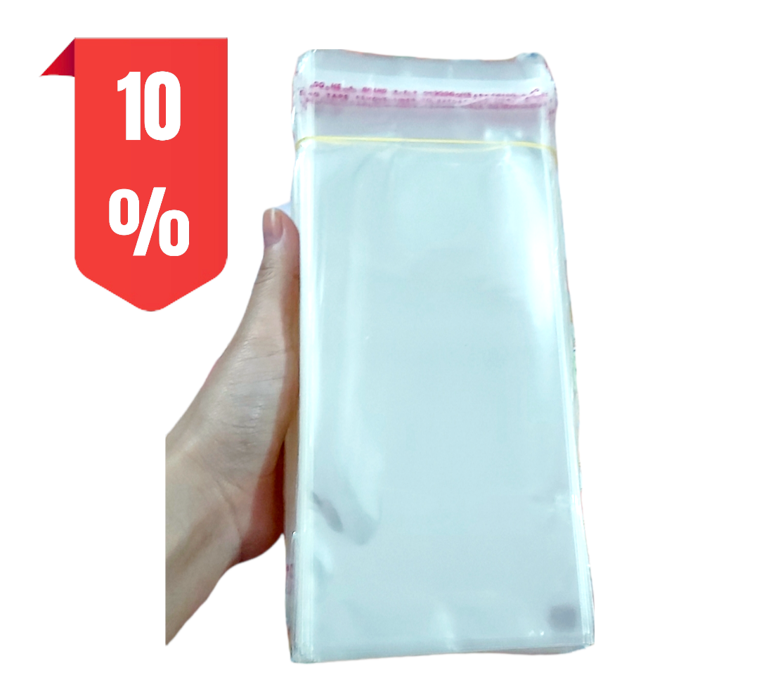 Sỉ 1kg túi kiếng opp có dán miệng kt 9 x 18