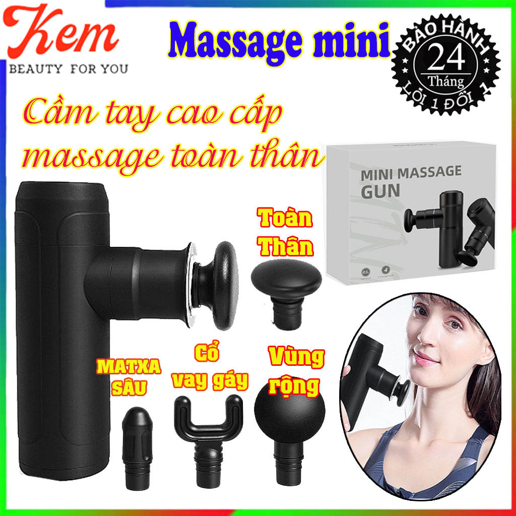 Súng massage máy massage toàn thân đa năng cầm tay, máy mát xa cầm tay mini mát xa toàn thân, Máy massage cầm tay rung, may massage cam tay, máy mát xa cổ vai gáy, máy massage mini, máy massage toàn thân đa năng