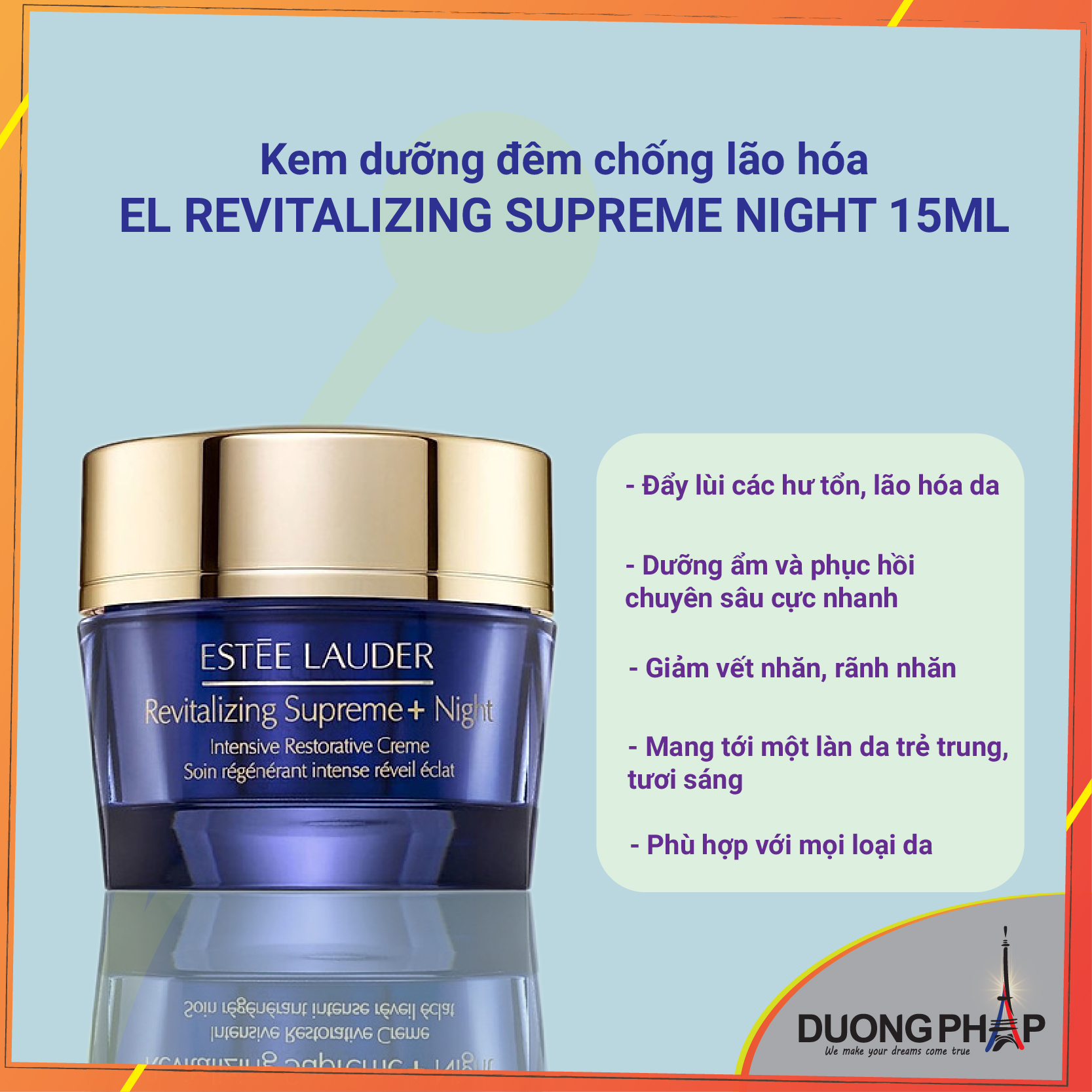 Kem dưỡng Estee Lauder Revitalizing Supreme NIGHT 15ml