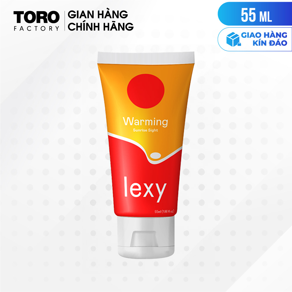 Chai 55ml Gel bôi trơn ấm nóng - Lexy Warming TORO FACTORY