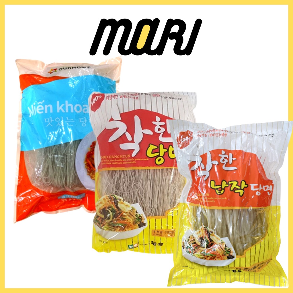 Miến dẹt Miến khoai lang Nongwoo 1kg - Miến khoai lang Ourhome 1kg