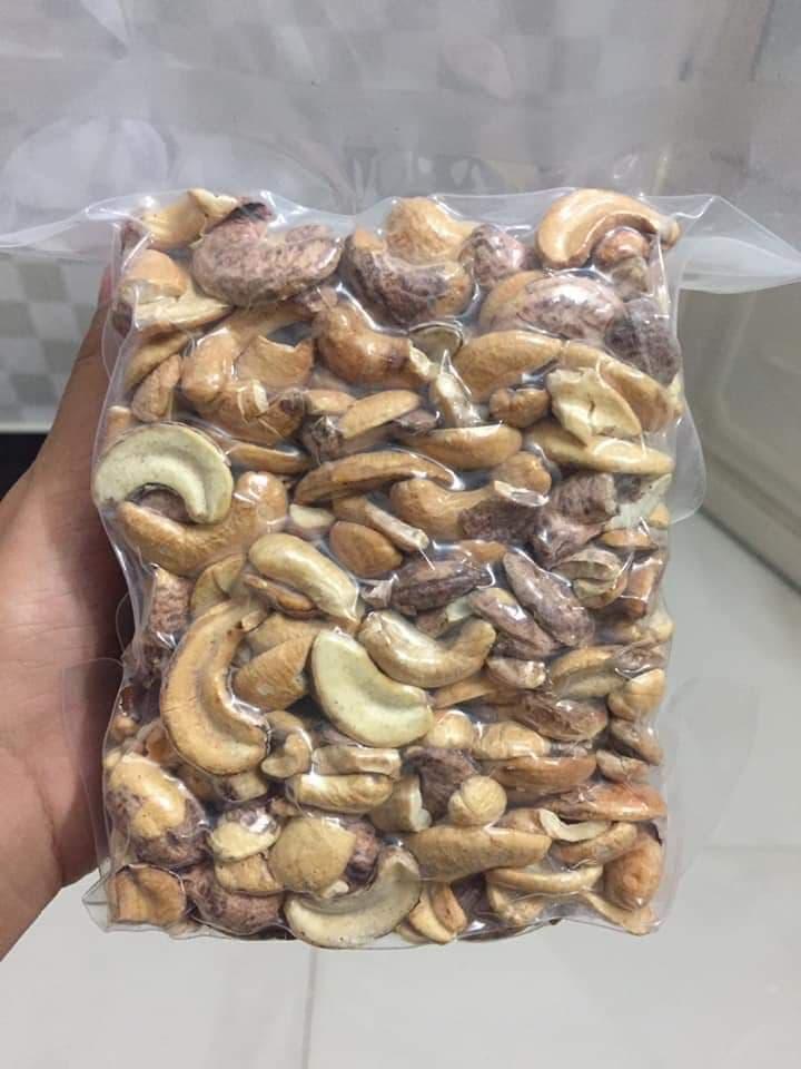 1.5KG HẠT ĐIỀU RANG MUỐI BỂ/VỠ ĐÔI/BA/BỐN GIÒN THƠM GIÁ CỰC RẺ