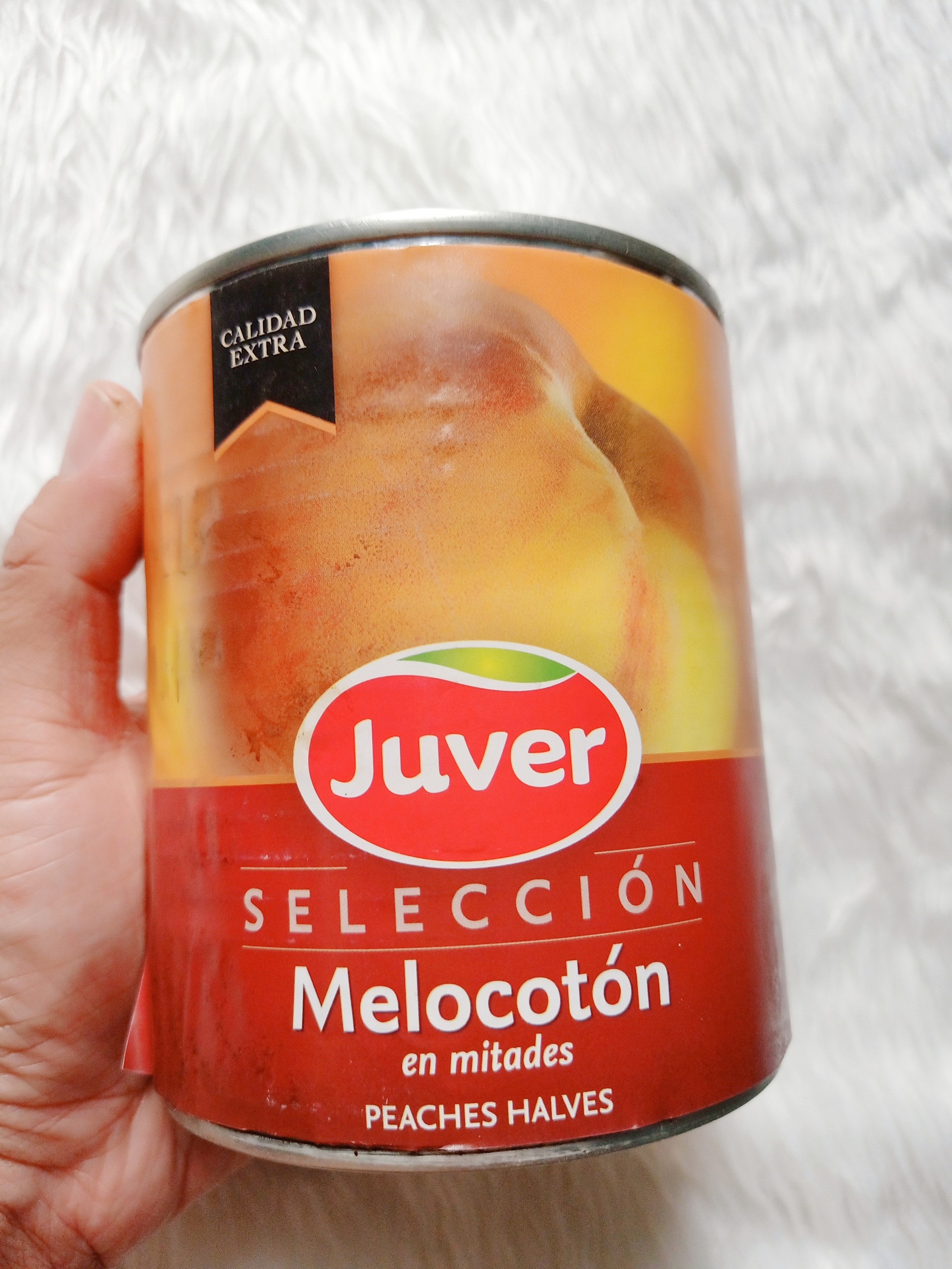 Combo 2 hộp Đào ngâm Juver Tây Ban Nha (lon 850g) date 2023, đào ngâm miếng to thơm ngon tpfood bach hoa online