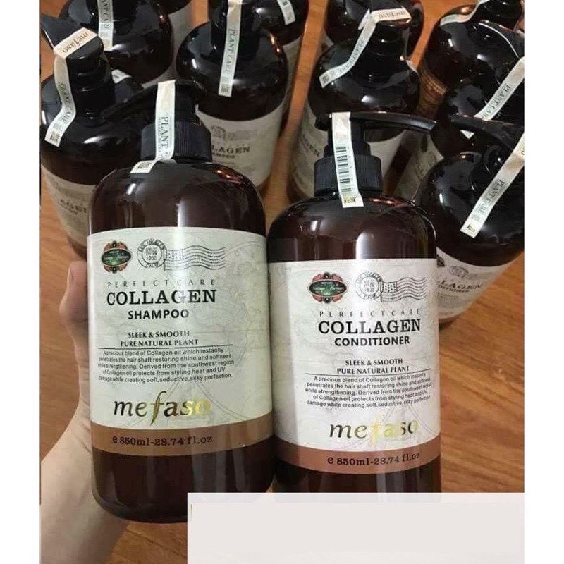 Cặp dầu gội Colagen Mefaso