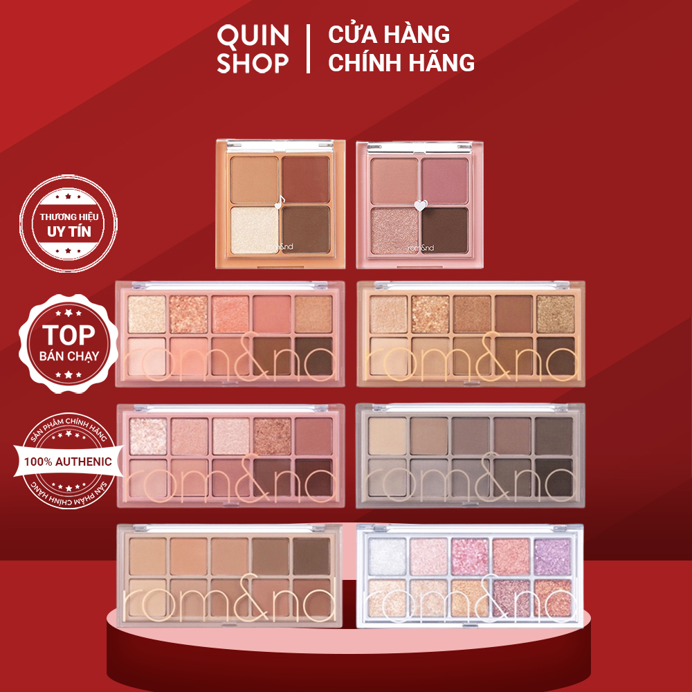  Bảng Phấn Mắt 4 Ô Và 10 Ô Romand Better Than Eyes Palette 