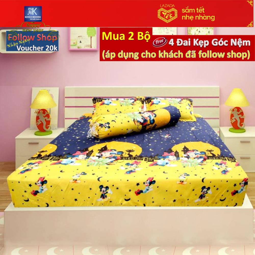 Bộ ga bọc mickey bầu trời sao