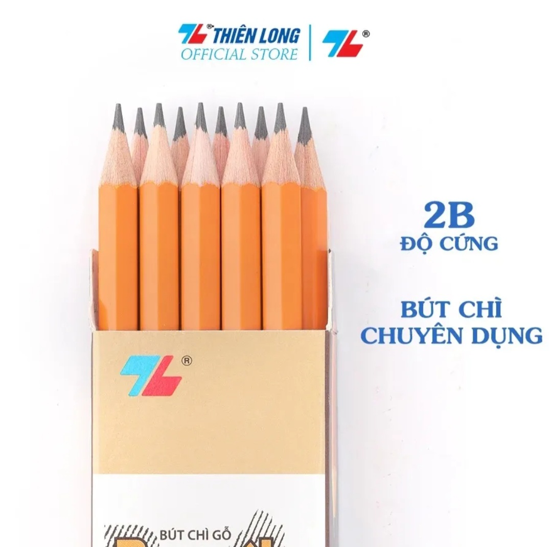 Bút chì gỗ 2b thiên long gp018 - học sinh