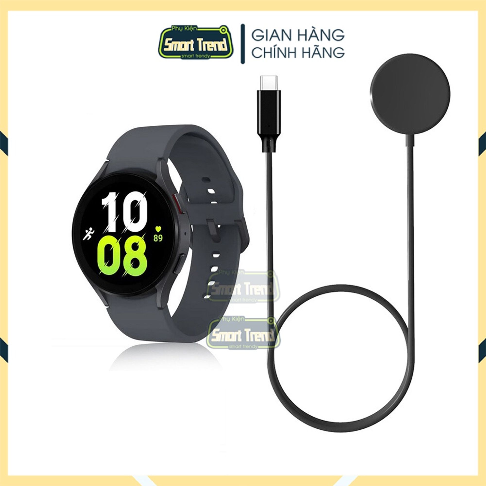Dây cáp sạc từ tính đồng hồ thông minh đồng hồ thông minh samsung galaxy watch 5 pro 45mm watch 4 5 40mm 44mm watch 4 classic 42mm 46mm